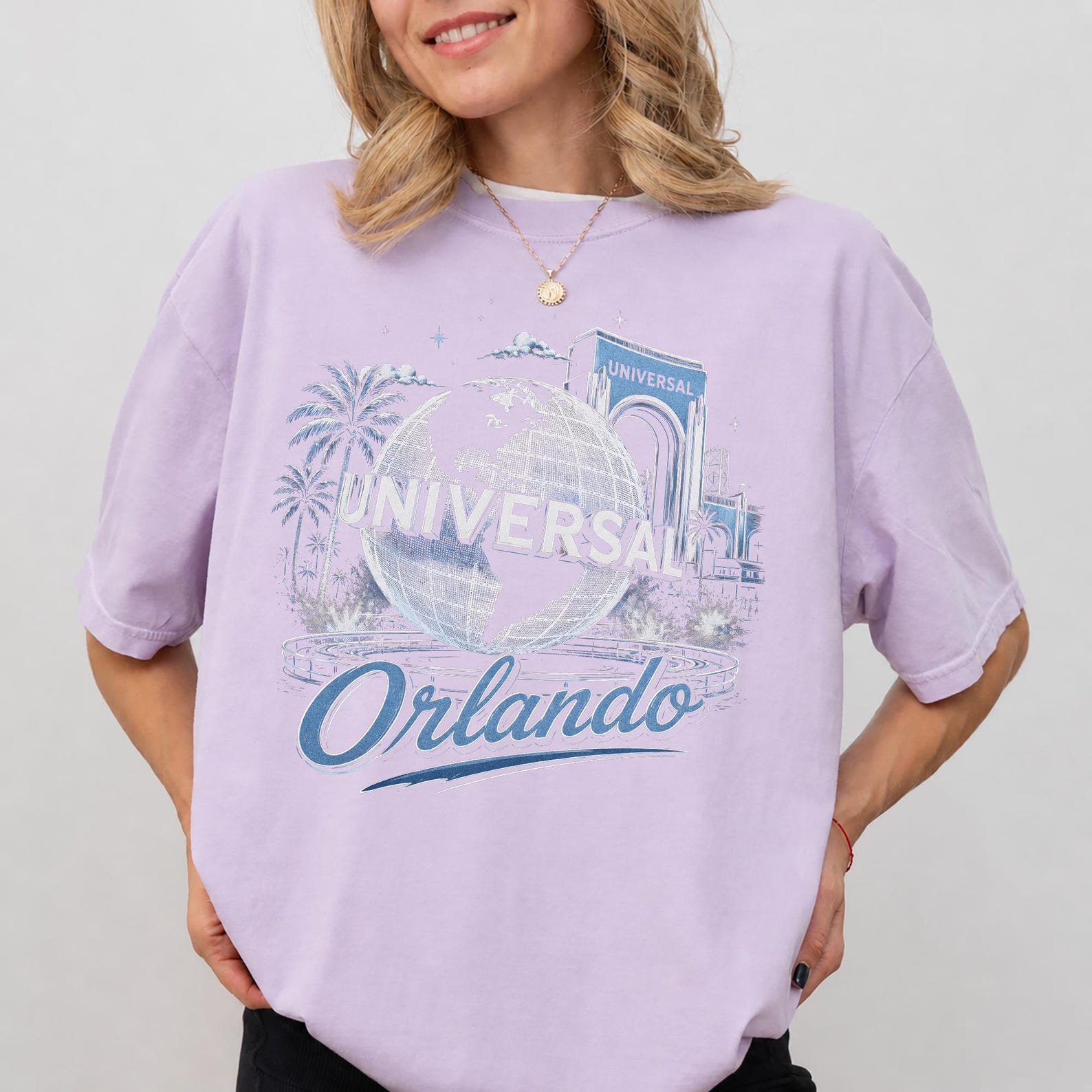 Vintage Universal Studios Orlando Shirt, Retro Universal Globe Theme Park Tee, Florida Travel Vacation Shirt, Universal Orlando Resort Shirt S