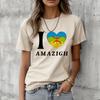 Amazigh Top Women Anime Graphic Funny T Shirt Female Funny Harajuku Clothing