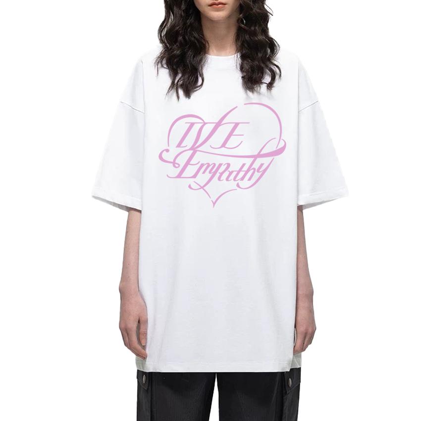 Summer Ive Rebel Heart New in music Trend print T Shirt Men Women Fashion Oversized short sleeve T-shirts Unisex 100% Cotton Top
