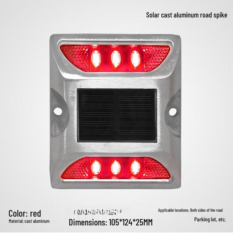 Solar Cast Aluminum LED Road Stud