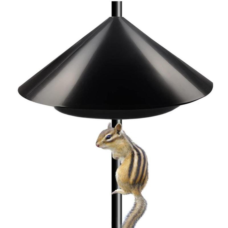 Squirrel Baffle Plastic Wrap Around Bird Feeder Guard Squirrel Proof Pole Barrier for Outdoor Garden Backyard Station Durable