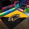 Boston Bruins Design Křišťálový Sametový Koberec Útulný Ne?Protiskluzová tištěná předložka do ložnice, obývacího pokoje, předsíně