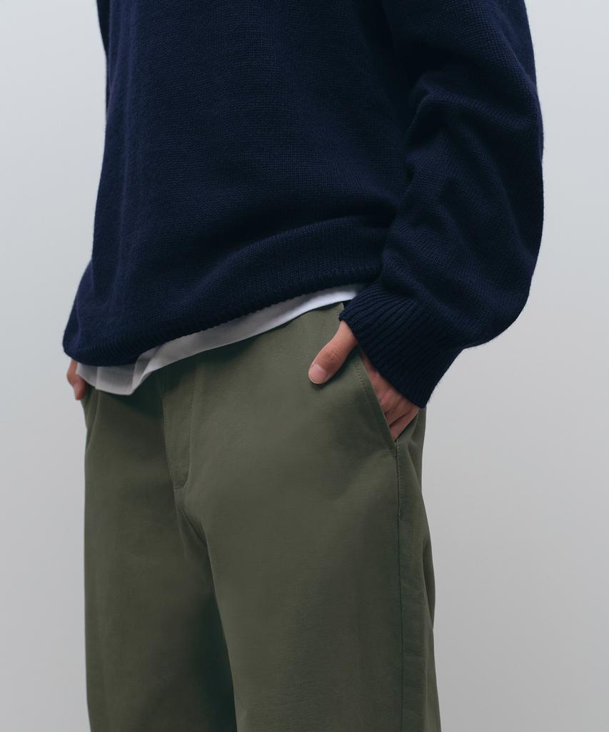 MUSINSA STANDARD Brushed Regular Fit Chino Pants [Khaki]