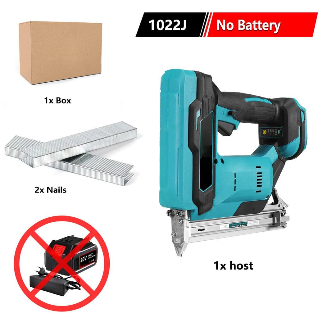 Bezszczotkowa Elektryczna Gwoździarka Stapler Akumulatorowa Przenośna Stapler do Mebli Narzędzie Elektryczne do Obróbki Drewna w Gospodarstwie Domowym