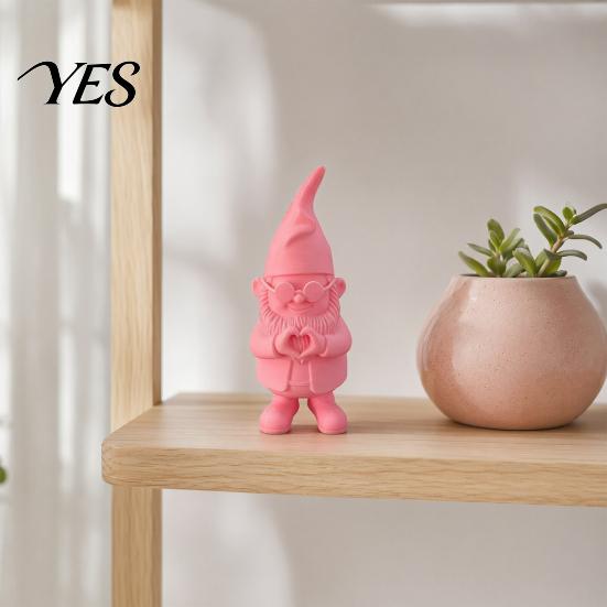 High-strength 3D Print Printed Gnomes Medical Staff Ornament, Doctor Figurine with Stethoscope And Decoration Badge, Cute Pink Nurse Statue