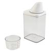 Plastic Soap Detergent Dispenser Eco Friendly Storage Box with Airtight Seal and Measuring Cup for Safe Storage