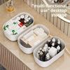 Snack Storage Box - Great for Shelling Nuts Desktop Coffee Table. Small Dish for Storing Snacks. Rice Washing Tray Double-layered Fruit Draining Dish.