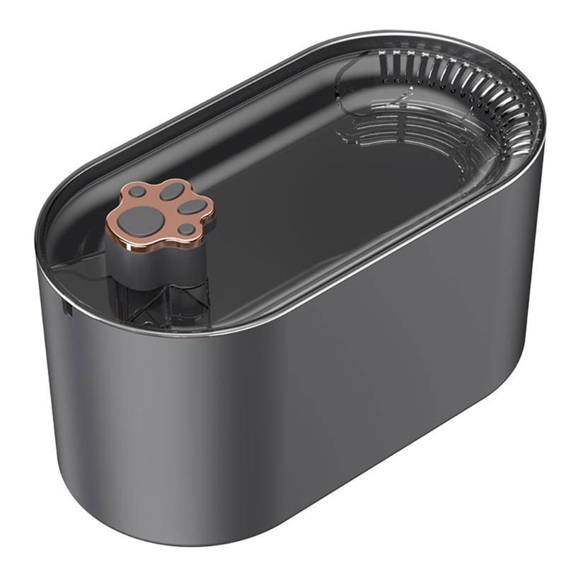 Katzenbrunnen Hunde Wasserspender 101oz Wasserkapazität Superleise Automatischer Trinkwassernapf Mehrschichtig gefiltert