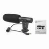 Simple Microphone 3.5mm Jack Hot Shoe Mount DV Stereo Microphone for Camera Interview Film Recording