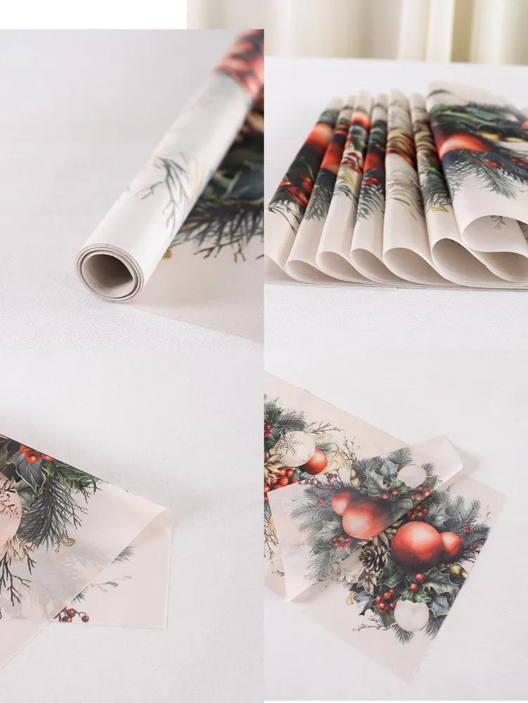 Table track 35x180 cm polyester anti-slip coating multi-colored