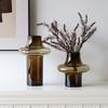 Decorative Vase Nordic Style Home Interior Vases Minimalist Glass Flower Bottle  Living Room Vases for Centerflowers of Tables