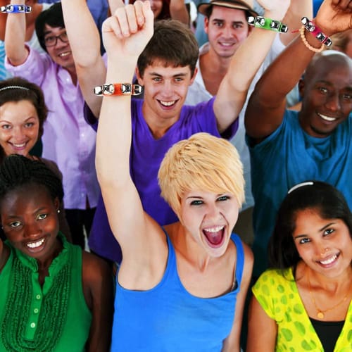 Formemory Ring Bells, Wrist Bells, Hand Bells, 12-Piece Set, 12 Colors, Musical Instruments, Percussion, Karaoke Set, Colorful Ring Bells, Hand Bells,