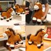Animal Plush Toy Horse With Short Pile Fabric For Kids Gift And Collectors