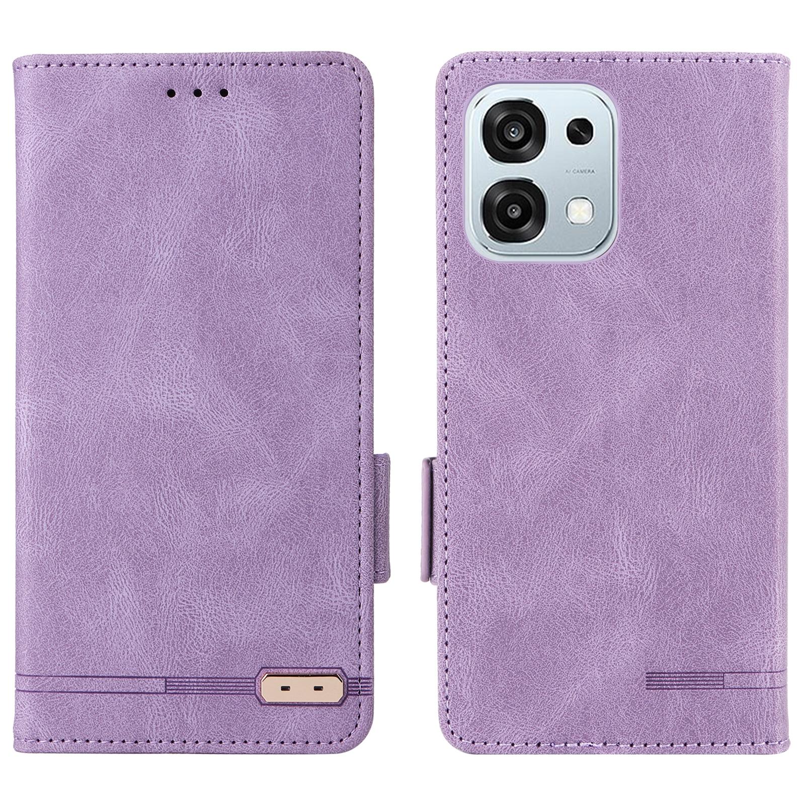 

Для Oppo Oppo A6 Pro 5G Чохол Шкіряний Гаманець Фліп-кришка для Телефона з Металевим Декором
