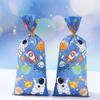 Space-Themed Plastic Gift Bags Disposable Birthday Party Decoration Kids Boy Wedding Birthday Party Supplies Favors Baby Shower