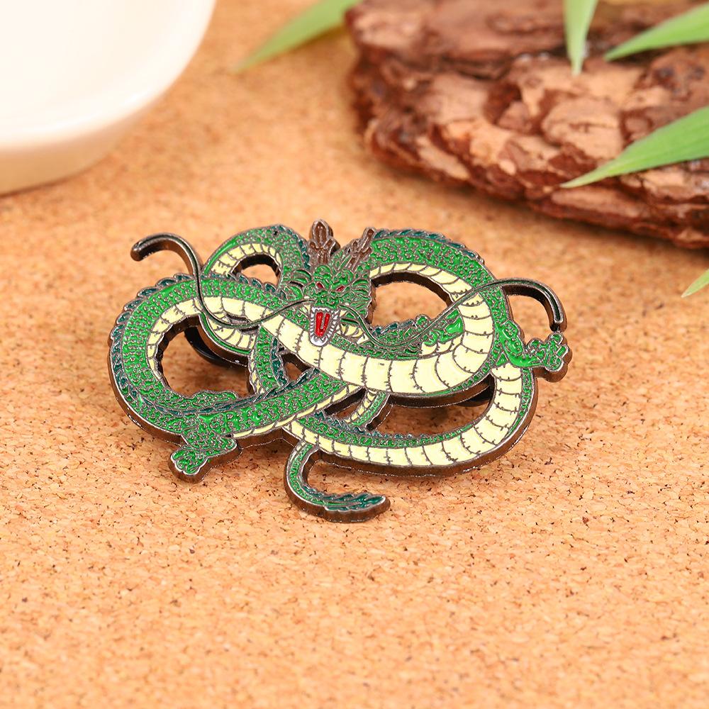 Anime Dragon Ball Dragon Brooch Premium Light Luxury Backpack Ornaments Cartoon Accessories