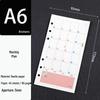 A6 Loose-Leaf Binder Refill: 6-Hole Planner & Budget Notebook Sheets
