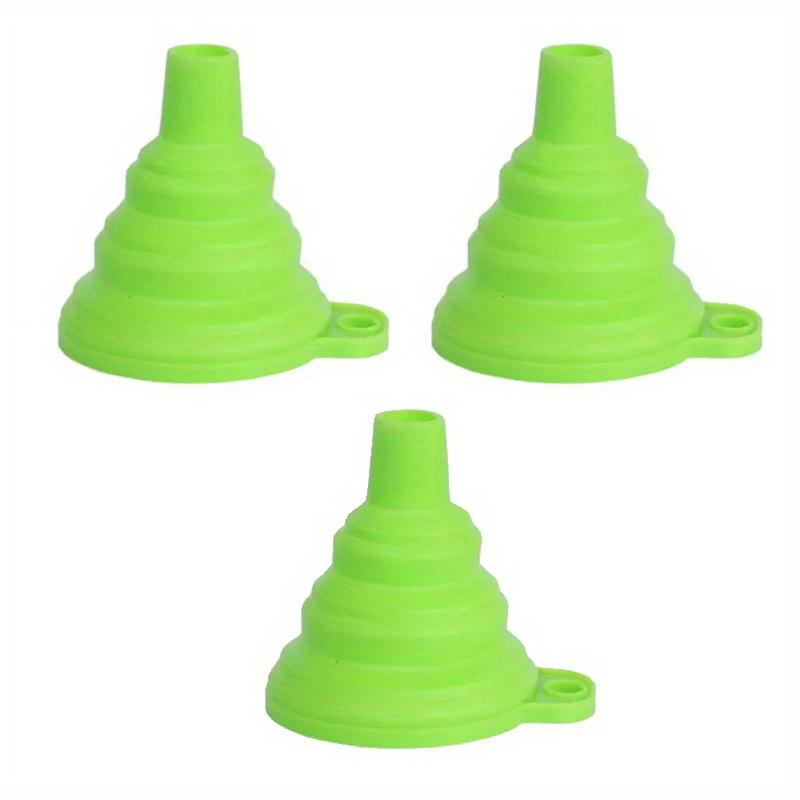 3pcs Foldable Telescopic Funnel - Perfect for Home Kitchen & Outdoor Camping!