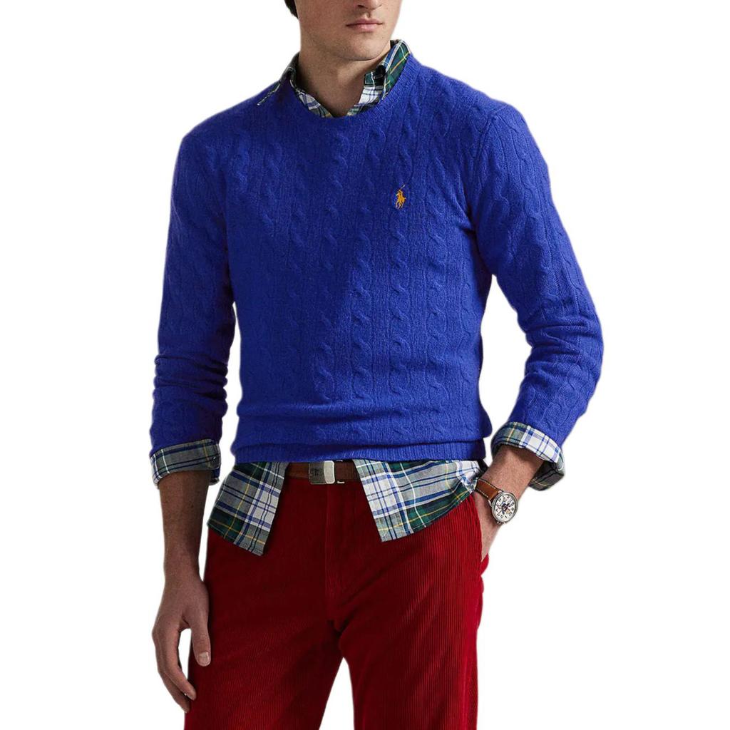 Polo Ralph Lauren Cable Knit Long Sleeve Wool Sweater Men Sweater 710876762-027