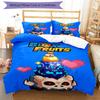 3pcs Blox Fruits Bedding Set Duvet Cover Closure Includes 1 Duvet Cover & 2 Pillowcases, Soft and Comfortable for All Seasons.