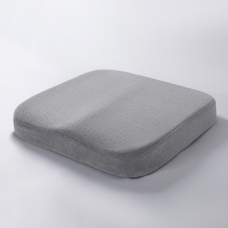 Ergonomic Memory Foam Office Cushion Anti Hemorrhoid Cushion Chair Cushion Tailbone Pillow Car Seat Cushion Washable Pillowcase