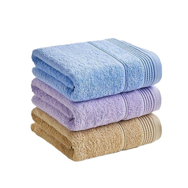 Bath towel towel three-piece set of pure cotton bath towel bath swimming towel can be embroidered
