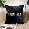 Resident Evil 4 Game Pillow Case Fashion Square Pillowcase Bedroom Sofa Room Ins Decoration Leisure Cushion Cover 40x40