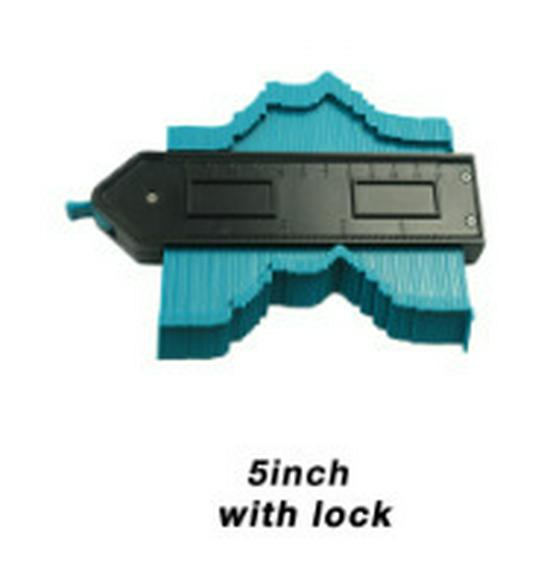 10-Inch Contour Gauge: Arc Ruler & Angle Finder for Woodworking & Curve Profiling