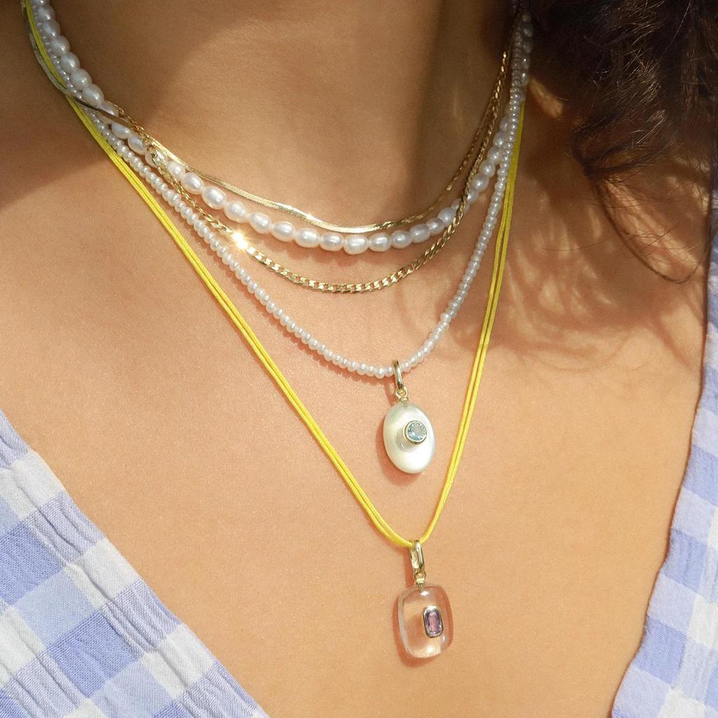 Dopamine Stainless Steel Zodiac Necklace with Zircon Pendant