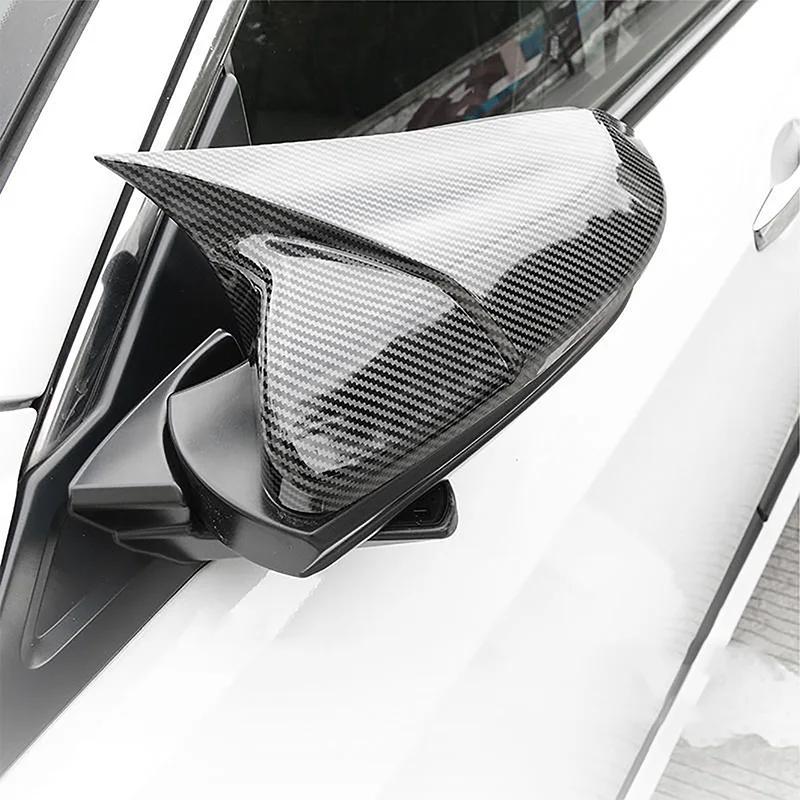 2Pcs Rearview Mirror Covers Car Accessories For Honda Civic 10th Generation 2016-2024 Carbon Fiber Side Mirror Protective Covers