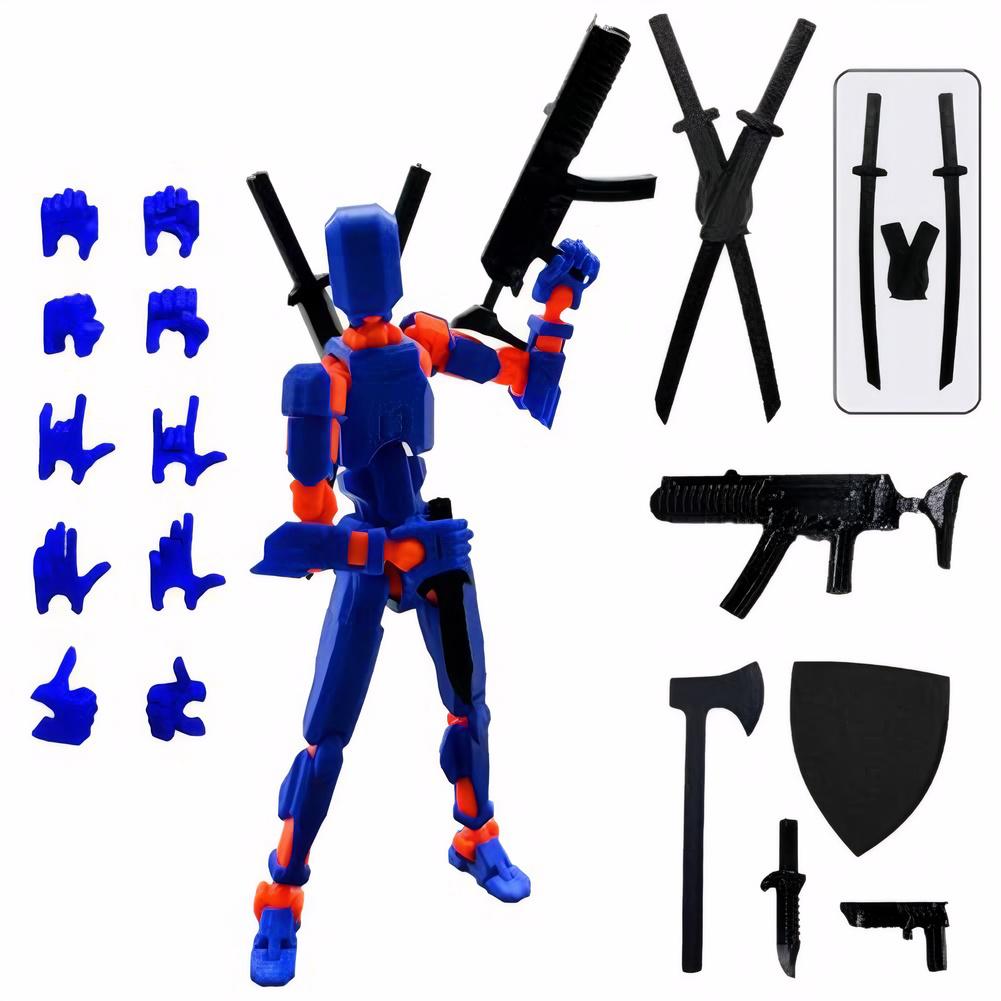 Dummy 13 Action Figure Titan Multi-Articular Robot Toys 3D Printer Movable Anime Figure Stress Relief Decompression Toy For Boy