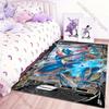 1PC Pokémon Cards Greninja Print Rug Carpet for Living Room Children Bedroom Mat Sofa Doormat Floor Rug Home Decor Anti Slip Mat