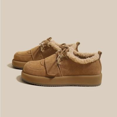 2024 New Autumn Winter Women Boots Warm Plush Rubber Sole Women's Sneakers Fashion Girls Boots Loafers