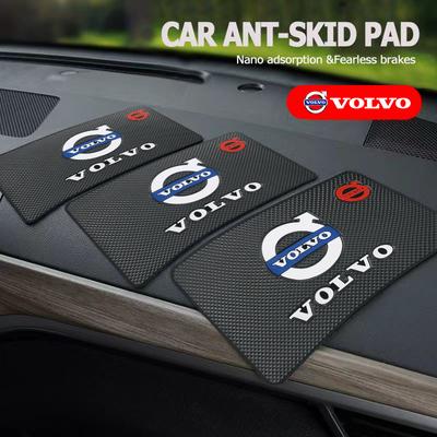 Car Logo Non Slip Mat Auto Dashboard Sticky PVC Pads For ES90 EC40 EX40 EM90 XC90 V90 V60 XC60 V40 S80 S60 S90 C40 XC40 V7