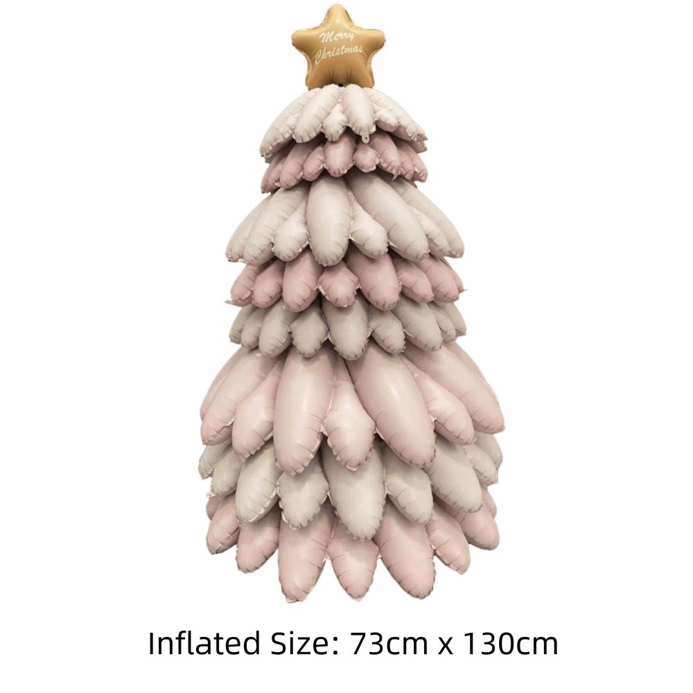 Party Props Large Inflatable Balloon Aluminum Film Christmas Tree Balloon New Year Party