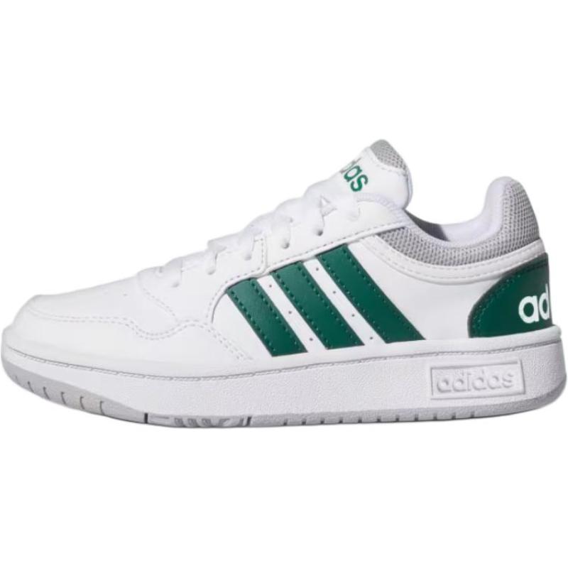 

Adidas HOOPS Anti-Slip Wear-Resistant Low-Top Kids Skateboarding Shoes White Kids Sneakers IG3830 33 белый
