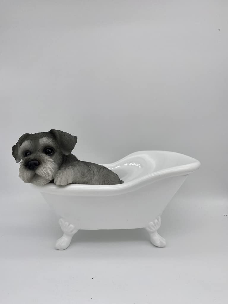 Toyo Sekiyari Dog Ornament Schnauzer (Bathtub)