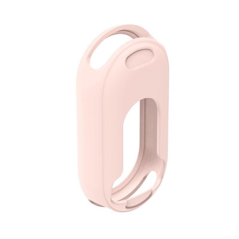 Silicone Screen Protector Housing Compatible for Mi-Band 8 Scratched Resistant Protective Cover Bumper-Shell Shockproof