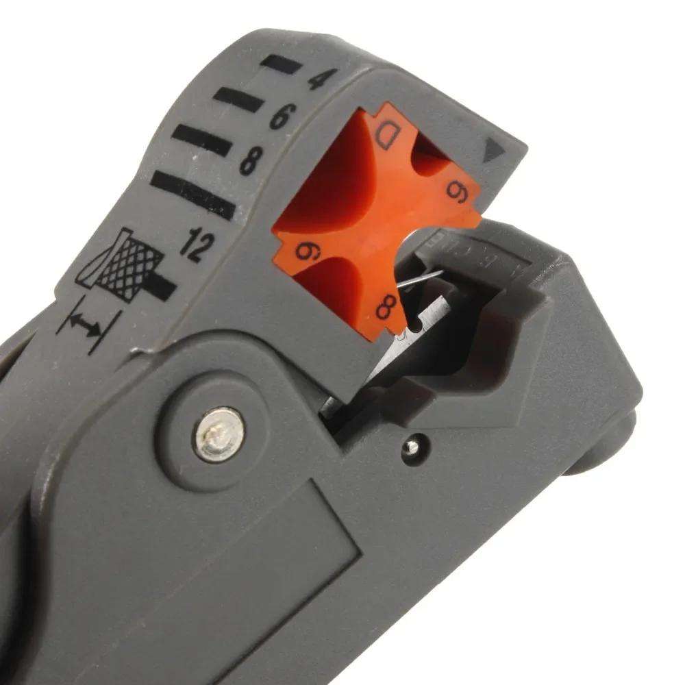 Hot-Sell Wire Stripping & Crimping Pliers Set - Coaxial Cable Cold Press Tool for RG59/RG6 TV Cable with 20 F Heads