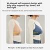 Ultra Thin Soft Support Jelly Bra for Women with Large Chest, Small and Seamless Without Steel Ring, Gathered and Supported Bra