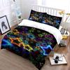 Colorful Neon Star Pattern. Bedding Sets Duvet Cover Sets Duvet Covers Pillowcases(1 * Duvet Cover 2 * Pillowcases Without Duvet Insert)