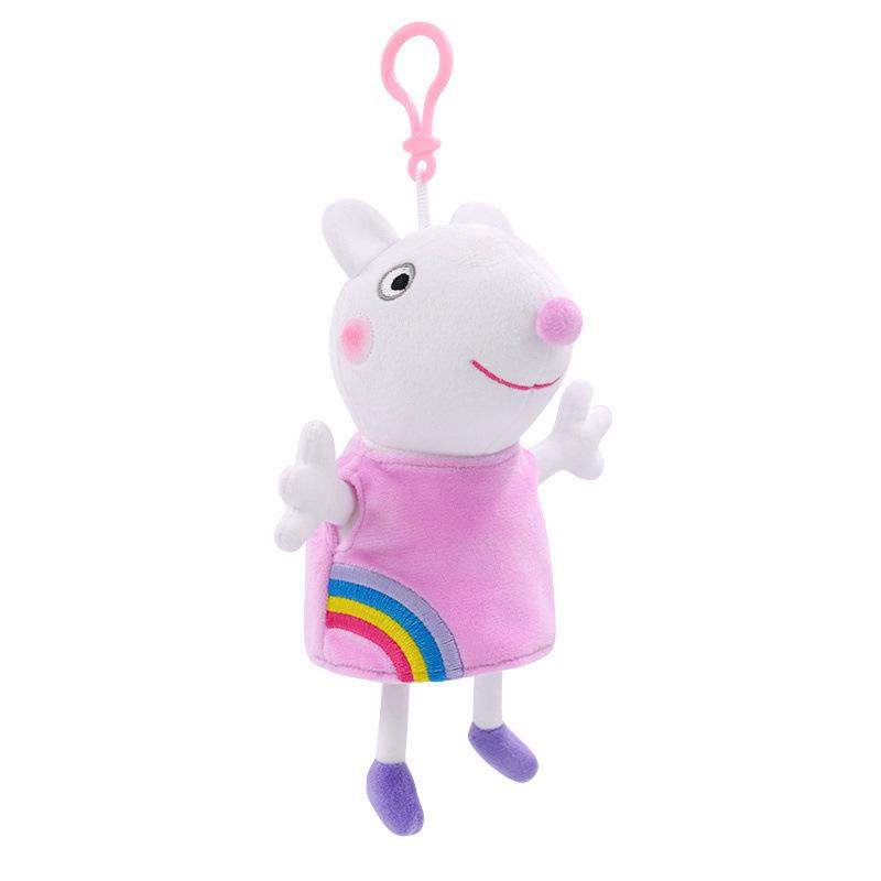 Changyi Peppa Pig Family Plush Set: George, Dinosaur, Grandpa, Grandma, Mom, Dad