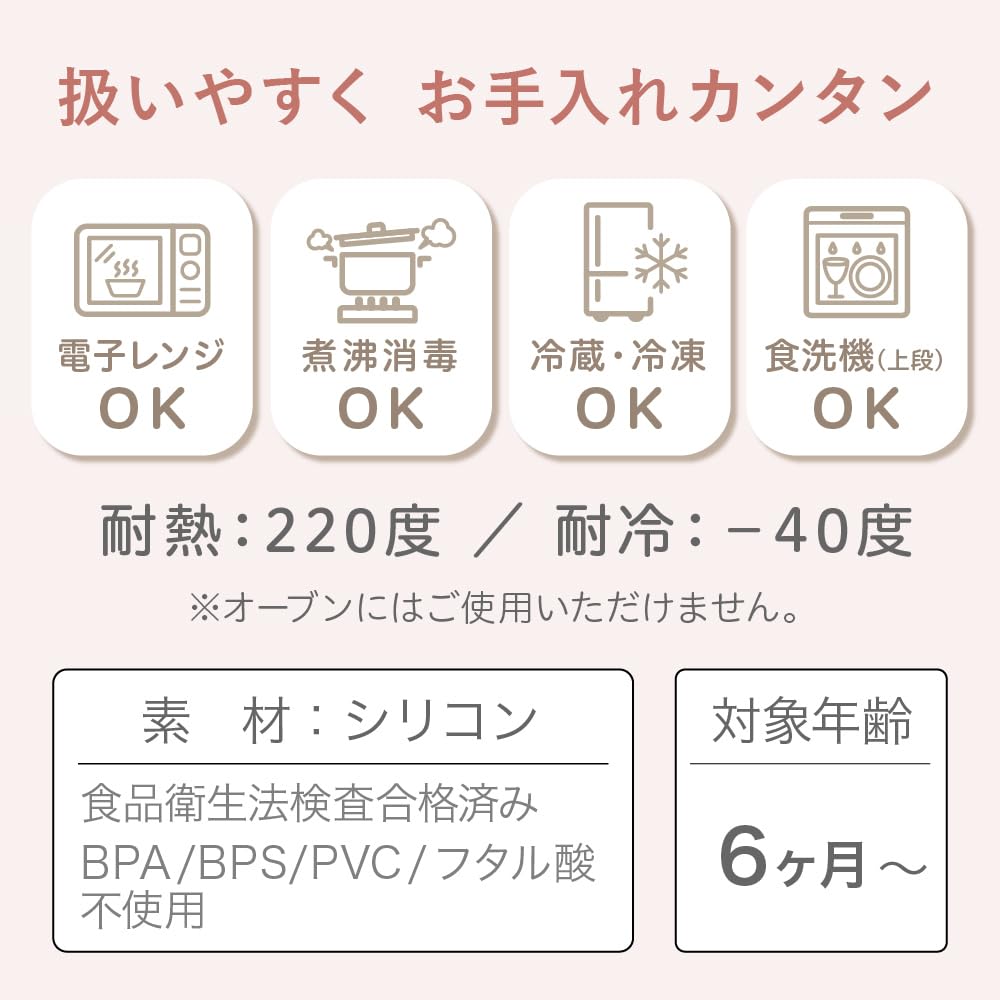 Regalo Dětský silikonový krmící bryndák s kapsou a voděodolný a vhodný pro miminko Snadný do myčky Nude bryndák, talířek, nastavitelný, jídlo, jesle,