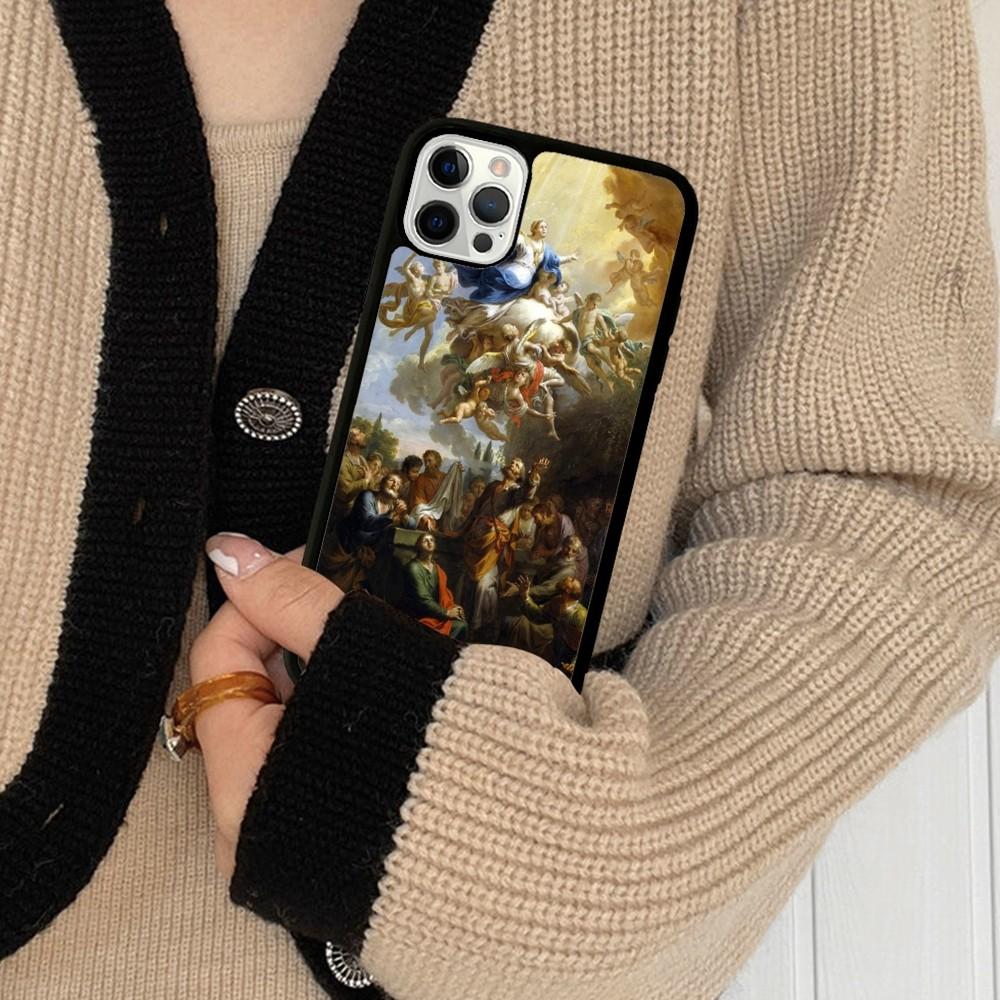 Renaissance Art Phone Case Silicone PC+TPU For For iPhone 11 12 13 14 15 16 Plus Pro Max Cover
