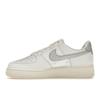 Nike Air Force 1 07 Essential Silver Swoosh Women Sneakers White Summit-White Metallic-Silver DQ7569-100