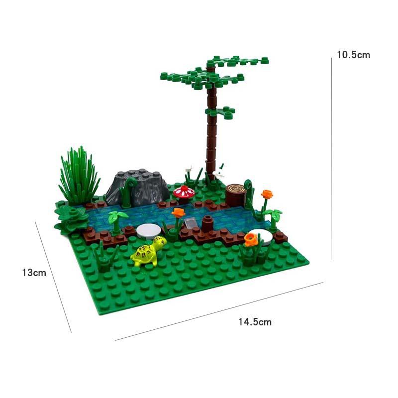 Camping Picnic Tent Outdoor Small Particle Building Blocks For Diy Assembly Creative Plastic Toys