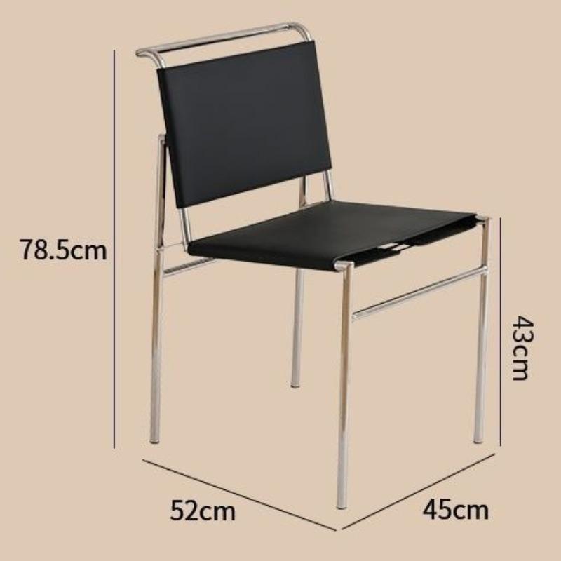 Nordic Dining Chair Modern Office Chairs Elegant Luxury Interior Chair Aesthetic Relaxing Living Room Chairs Home Furniture