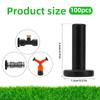 100pcs Garden Watering Sprinkler Nozzles Heavy Type  Rubber Irrigation Connector Fittings With Quickly Connects