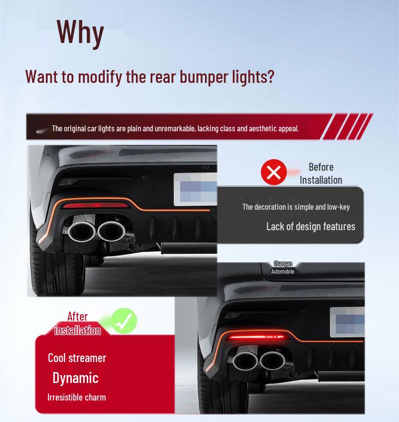 Nissan Qashqai, Kicks, Classic, Sylphy, Livina, Bluebird, Terra Rear LED Brake Light/Fog Light