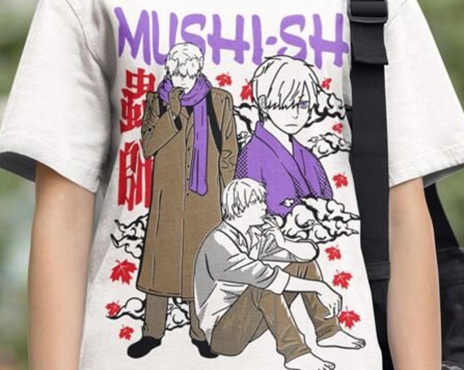 Ginko Mushishi Anime T shirt, Ginko manga Shirt M